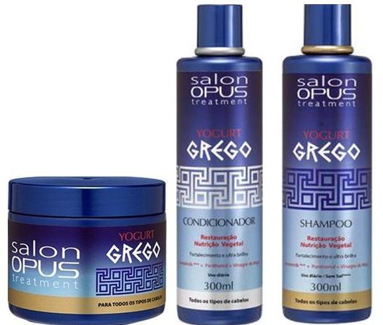 Kit Opus Salon Yogurt Grego Shampoo + Cond + Mascara - Salon opus Menor preço em Kit Opus Salon Yogurt Grego Shampoo + Cond + Mascara - Salon opus