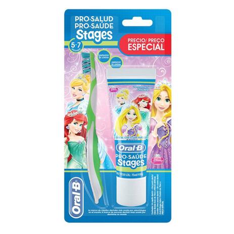 Kit Oral-B Escova Dental + Creme Dental Stages 5-7 Anos - 75ml - Oral b é ruim? Kit Oral-B Escova Dental + Creme Dental Stages 5-7 Anos - 75ml - Oral b é boa?