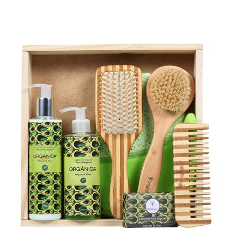 Kit Orgânica Banho Conforto Abacate e Oliva (7 Produtos) Menor preço em Kit Orgânica Banho Conforto Abacate e Oliva (7 Produtos)