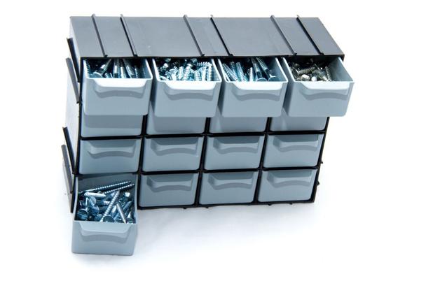 Kit Organizador Gaveteiro com 1060 Parafusos Philips Madeira - Kit parafusos Menor preço em Kit Organizador Gaveteiro com 1060 Parafusos Philips Madeira - Kit parafusos