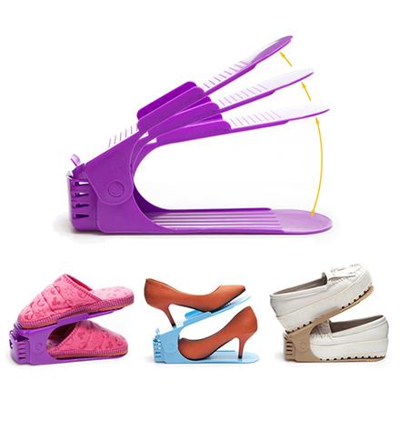 Kit organizador / rack regulavel para sapatos com 10 peças - Fu xing Menor preço em Kit organizador / rack regulavel para sapatos com 10 peças - Fu xing