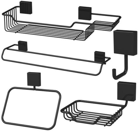 Kit Organizadores Fixação Parafuso 5 Peças Preto - Future Menor preço em Kit Organizadores Fixação Parafuso 5 Peças Preto - Future
