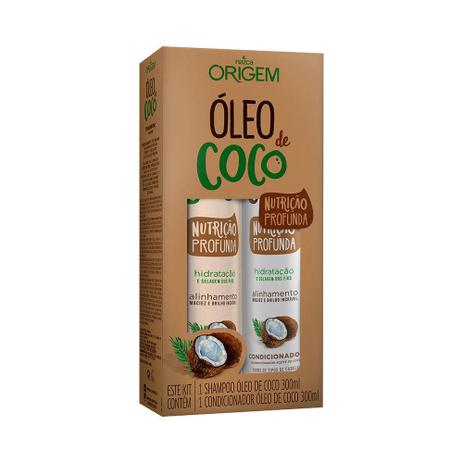 Kit Origem Shampoo + Condicionador Óleo De Coco 300Ml - Nazca Menor preço em Kit Origem Shampoo + Condicionador Óleo De Coco 300Ml - Nazca