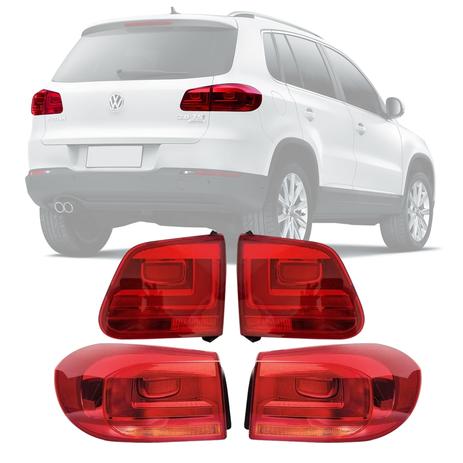 Kit Original Lanterna Traseira Tiguan 2012 2013 2014 Canto Tampa Sem Led - Hella Menor preço em Kit Original Lanterna Traseira Tiguan 2012 2013 2014 Canto Tampa Sem Led - Hella