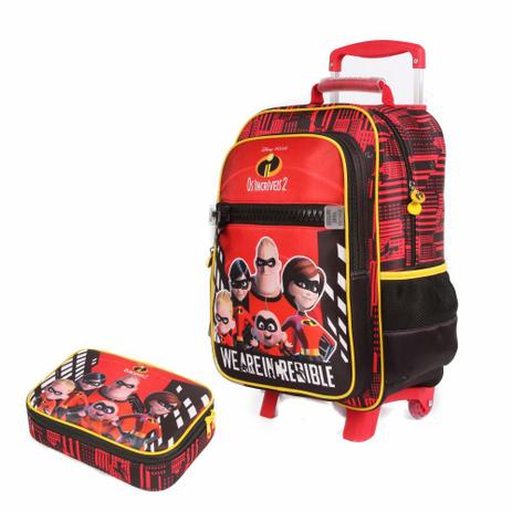 Kit Os Incríveis 2 Mochila c/rodinhas Grande e estojo Dermiwil Menor preço em Kit Os Incríveis 2 Mochila c/rodinhas Grande e estojo Dermiwil