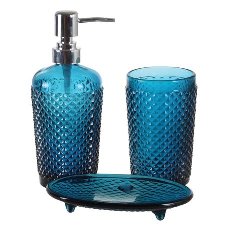 Kit p/ Banheiro Bico de Jaca Azul - Btc é ruim? Kit p/ Banheiro Bico de Jaca Azul - Btc é boa?