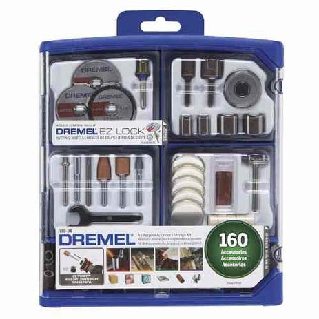 Kit P/ Micro Retíficas Mod. 710-rw2 - 160 Peças - Dremel Menor preço em Kit P/ Micro Retíficas Mod. 710-rw2 - 160 Peças - Dremel