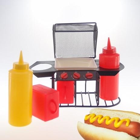Kit P/ Temperos Churrasqueira Hot Dog 5 Pçs - Maisaz Menor preço em Kit P/ Temperos Churrasqueira Hot Dog 5 Pçs - Maisaz
