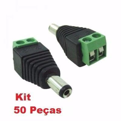Kit Pacote 50 Plugs Conector P4 Macho P/ Cftv Camera Borne. - Citrox Menor preço em Kit Pacote 50 Plugs Conector P4 Macho P/ Cftv Camera Borne. - Citrox