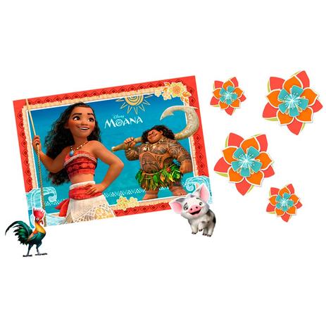 Kit Painel Decorativo Moana Regina Festas Menor preço em Kit Painel Decorativo Moana Regina Festas