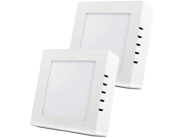 Kit Painel LED de Embutir 2 Unidades Quadrado 6W - 6500K Black + Decker BDPD-0350-01 Menor preço em Kit Painel LED de Embutir 2 Unidades Quadrado 6W - 6500K Black + Decker BDPD-0350-01