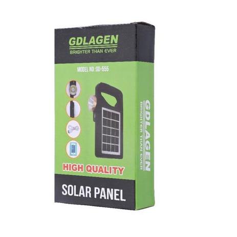 Kit painel placa solar com lanterna led power bank carregador universal celular para camping, pesca - Gimp Menor preço em Kit painel placa solar com lanterna led power bank carregador universal celular para camping, pesca - Gimp