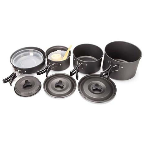 Kit Panelas Camping Outdoor DS-500 - Taue é boa?