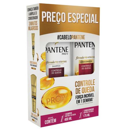Kit Pantene Controle de Queda Shampoo 400ml + Condicionador 175ml é boa?