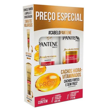 Kit Pantene Shampoo 400ml + Condicionador 175ml Cachos é boa?