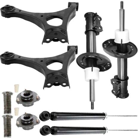 Kit par amortecedor + bandeja dianteira + traseira + kit amortecedor direito e esquerdo - new civic 2007 a 2011 - kit01045 - Nakata Menor preço em Kit par amortecedor + bandeja dianteira + traseira + kit amortecedor direito e esquerdo - new civic 2007 a 2011 - kit01045 - Nakata