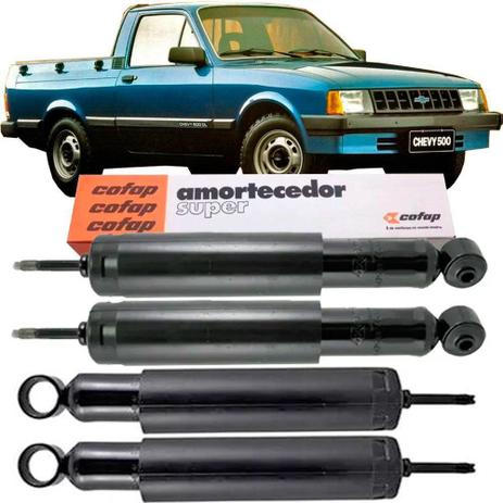 Kit par amortecedor dianteiro e traseiro direito e esquedo - chevy 500 1986 a 1995 - kit00558 - Cofap Menor preço em Kit par amortecedor dianteiro e traseiro direito e esquedo - chevy 500 1986 a 1995 - kit00558 - Cofap