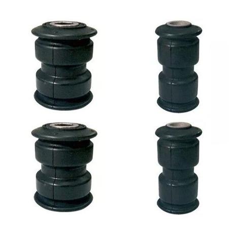 KIT PAR BUCHA TRASEIRA + PAR BUCHA DIANTEIRA DO FEIXE DE MOLA - Strada 1999 A 2010 - KIT00044 - Sampel Menor preço em KIT PAR BUCHA TRASEIRA + PAR BUCHA DIANTEIRA DO FEIXE DE MOLA - Strada 1999 A 2010 - KIT00044 - Sampel