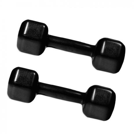 Kit Par de Halter Sextavado 5 Kg Emborrachado Preto Mega Peso Menor preço em Kit Par de Halter Sextavado 5 Kg Emborrachado Preto Mega Peso