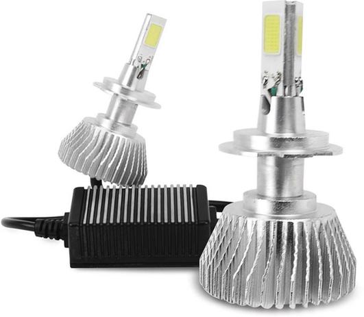 Kit par Lampada Farol Led 3d Xenon HB4 veicular 6000k 12v/24v + 2 reatores - Led car Menor preço em Kit par Lampada Farol Led 3d Xenon HB4 veicular 6000k 12v/24v + 2 reatores - Led car