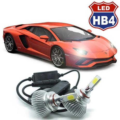 Kit Par Lâmpada Super Led Automotiva Farol Carro 3D HB4 9006 8000 Lumens 12V 24V 6000K - S/m é boa?