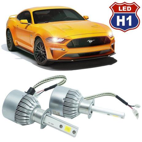 Kit Par Lâmpada Super Led Automotivo Farol Carro Caminhão H1 10000 Lumens M9C 12V 24V 6000K - S/m Menor preço em Kit Par Lâmpada Super Led Automotivo Farol Carro Caminhão H1 10000 Lumens M9C 12V 24V 6000K - S/m