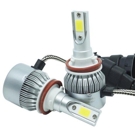 Kit Par Lâmpada Super Led Automotivo Farol Guzz M9C Carro Caminhão H11 10000 Lm 12V 24V 6000K Menor preço em Kit Par Lâmpada Super Led Automotivo Farol Guzz M9C Carro Caminhão H11 10000 Lm 12V 24V 6000K