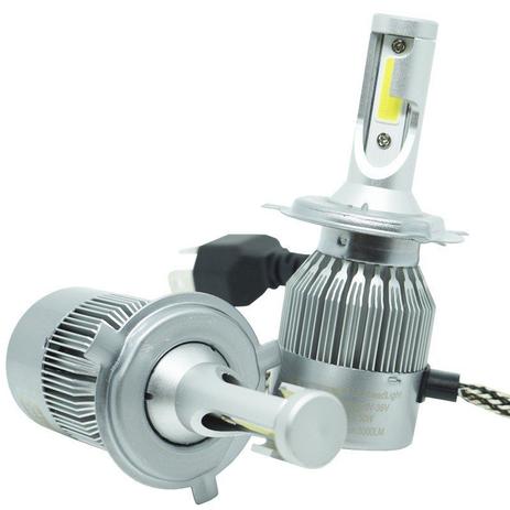 Kit Par Lâmpada Super Led Automotivo Farol Guzz M9C Carro Caminhão H4 Bi 10000 Lm 12V 24V 6000K é boa?