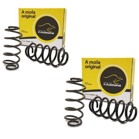 Kit par mola suspensao dianteira e traseira gnv com ar - palio weekend 2001 a 2015 - kit00404 - fabrini Menor preço em Kit par mola suspensao dianteira e traseira gnv com ar - palio weekend 2001 a 2015 - kit00404 - fabrini