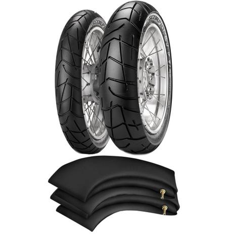 Kit Par Pneu Nx400i Falcon Xt660r 130/80-17 + 90/90-21 Scorpion Trail Pirelli - Pirelli moto Menor preço em Kit Par Pneu Nx400i Falcon Xt660r 130/80-17 + 90/90-21 Scorpion Trail Pirelli - Pirelli moto