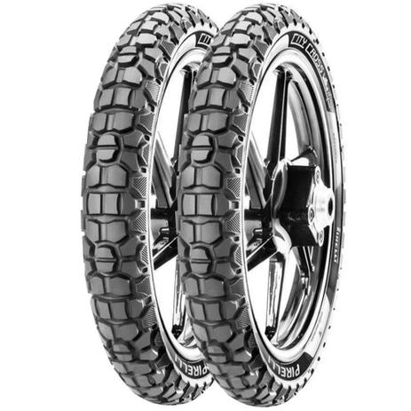 Kit Par Pneus Nxr 125 Bross Fly 250 90/90-19 + 110/90-17 City Cross Pirelli - Pirelli moto Menor preço em Kit Par Pneus Nxr 125 Bross Fly 250 90/90-19 + 110/90-17 City Cross Pirelli - Pirelli moto
