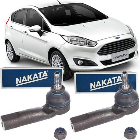 Kit par terminal direcao - new fiesta 2011 a 2015 - kit01052 - Nakata Menor preço em Kit par terminal direcao - new fiesta 2011 a 2015 - kit01052 - Nakata