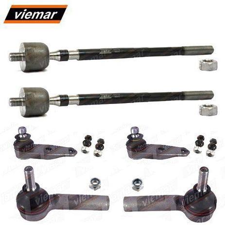 Kit par terminal direcao + pivo + articulacao axial direito e esquerdo - clio 1999 a 2003 - kit00580 - Viemar Menor preço em Kit par terminal direcao + pivo + articulacao axial direito e esquerdo - clio 1999 a 2003 - kit00580 - Viemar