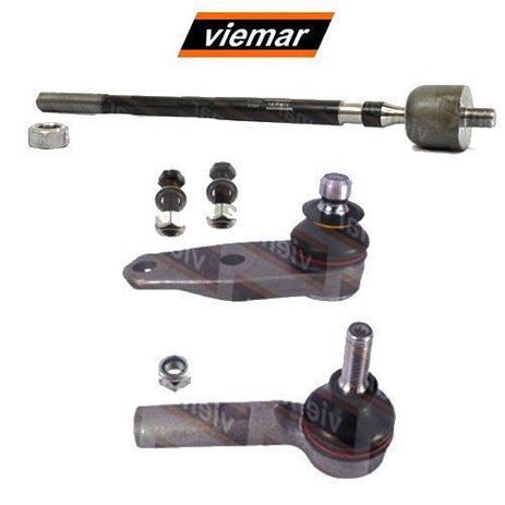 Kit par terminal direcao + pivo + articulacao axial direito - kangoo 2003 a 2010 - kit00607 - Viemar Menor preço em Kit par terminal direcao + pivo + articulacao axial direito - kangoo 2003 a 2010 - kit00607 - Viemar
