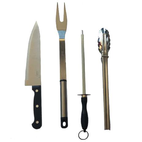 Kit para Churrasco com 4 Peças 1846N Idea é boa?