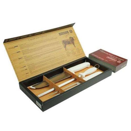 Kit Para Churrasco Mundial Gourmet 3 Peças Aço Inox e Estojo é boa?