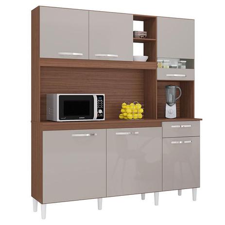 Kit para Cozinha Barbara Capuccino Off White - Poquema - Poquema Industria Menor preço em Kit para Cozinha Barbara Capuccino Off White - Poquema - Poquema Industria