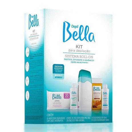Kit Para Depilação Depil Bella Sistema Roll On Menor preço em Kit Para Depilação Depil Bella Sistema Roll On