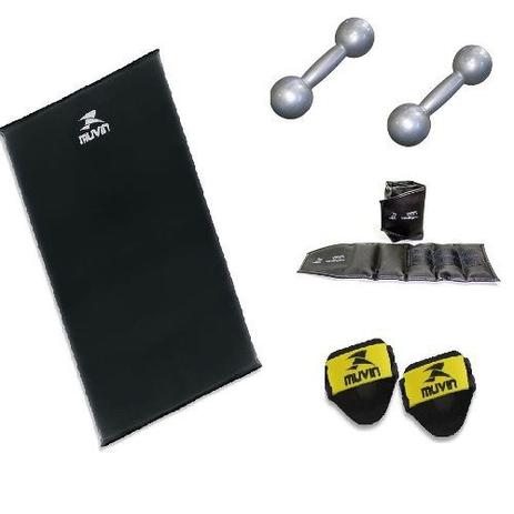 Kit para Ginástica com Colchonete, Tornozeleira e Par de Halteres - Sepo - kits Menor preço em Kit para Ginástica com Colchonete, Tornozeleira e Par de Halteres - Sepo - kits