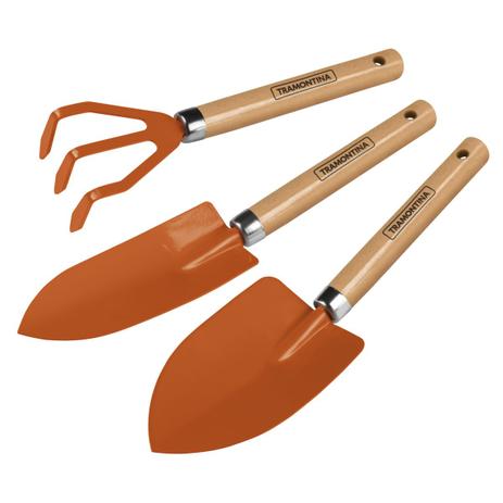 Kit Para Jardim Horta 3 Pçs Laranja 78102801 Tramontina Menor preço em Kit Para Jardim Horta 3 Pçs Laranja 78102801 Tramontina