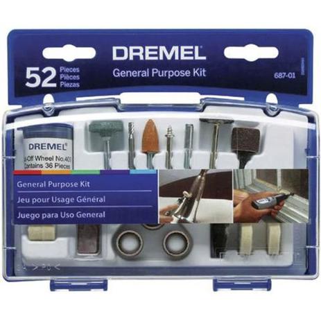 Kit para Micro Retífica Dremel Uso Geral com 52 Peças Referência 687-01 DREMEL é boa?