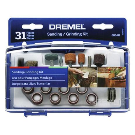 Kit para Mini Retifica 686-01 com 31 Peças p/ Lixar e Gravar DREMEL é ruim? Kit para Mini Retifica 686-01 com 31 Peças p/ Lixar e Gravar DREMEL é boa?