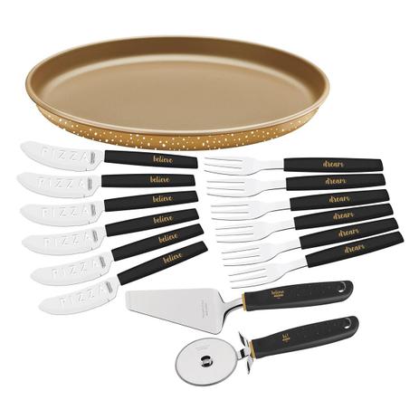 Kit Para Pizza My Lovely Kitchen 15 Peças 29899071 Tramontina Menor preço em Kit Para Pizza My Lovely Kitchen 15 Peças 29899071 Tramontina