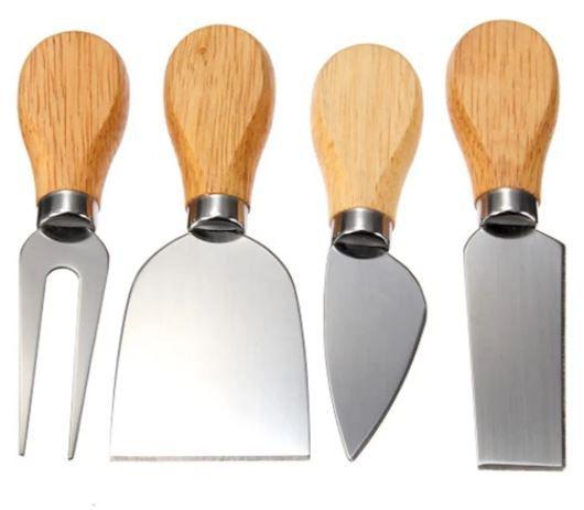 Kit para Queijo Inox com 4 Peças Uny Home Menor preço em Kit para Queijo Inox com 4 Peças Uny Home
