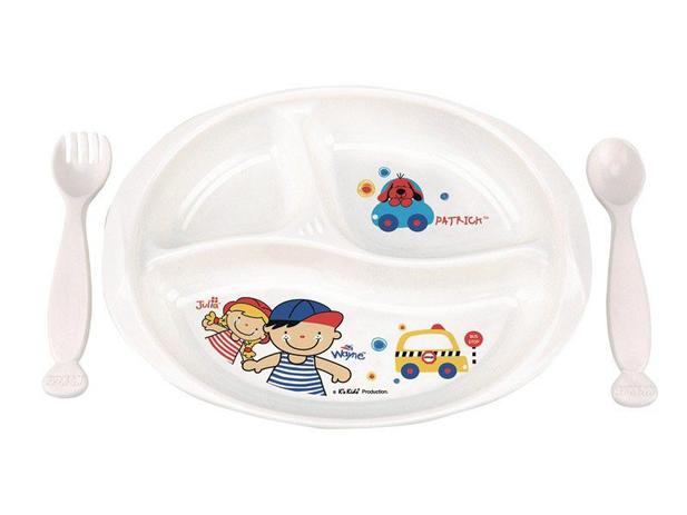 Kit para Refeição Hora Feliz 4 Peças - Ks Kids Menor preço em Kit para Refeição Hora Feliz 4 Peças - Ks Kids
