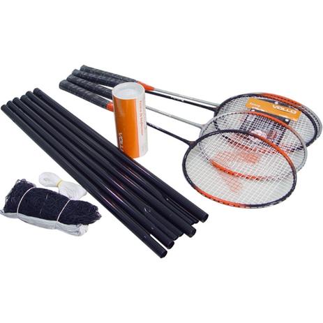 Kit para Treino de Badminton com 4 Raquetes e 3 Petecas em Nylon - Vollo VB004 é boa?