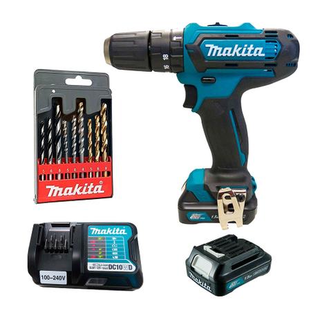 Kit Parafusadeira Impacto à Bateria HP331DWY + Jogo de 9 brocas-D30069 - Makita é boa?