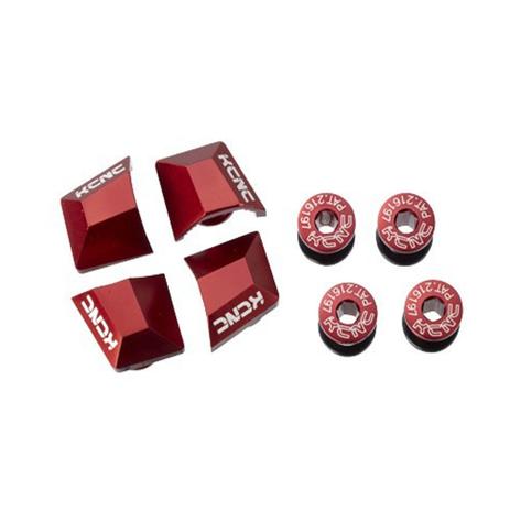 Kit parafuso conversor para pedivela Kcnc Vermelho Menor preço em Kit parafuso conversor para pedivela Kcnc Vermelho