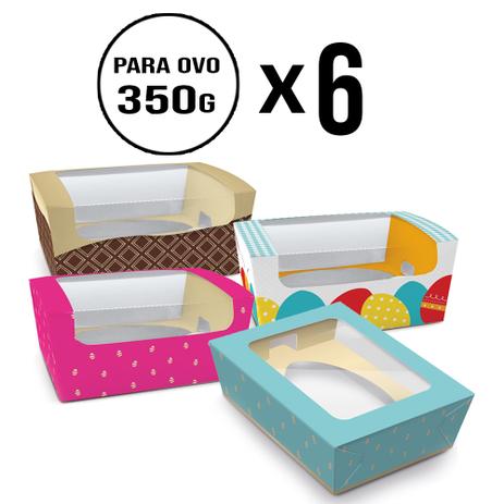 Kit Páscoa Com 24 Embalagens/Caixas Com 4 Estampas Ovo 350g - Cromus Menor preço em Kit Páscoa Com 24 Embalagens/Caixas Com 4 Estampas Ovo 350g - Cromus
