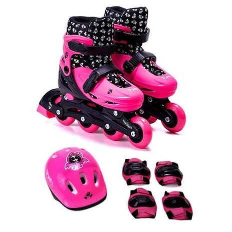 Kit Patins Ajustável (M) 35 a 38 - Baty - Unik Toys Menor preço em Kit Patins Ajustável (M) 35 a 38 - Baty - Unik Toys